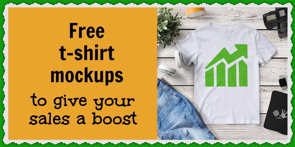 Increase your ecommerce sales with these free t-shirt mockups