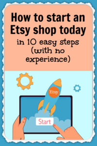 How to start an Etsy shop