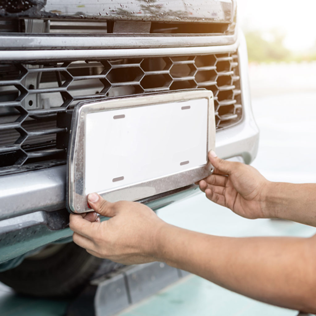 Amazon and Etsy custom license plate cover mockups to help your ecommerce business