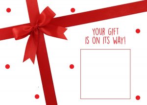 Save more last-minute sales with these holiday gift cards letting recipients know their gift is on its way