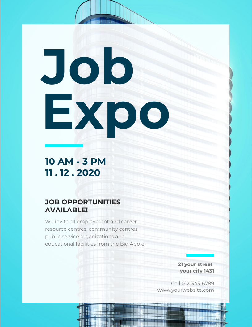 Job Expo Poster