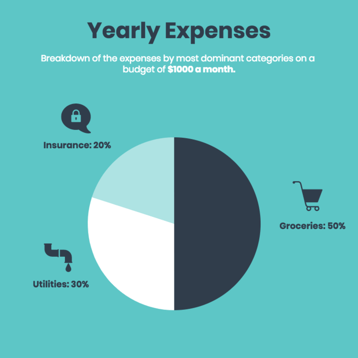 Blue Pie Chart Template