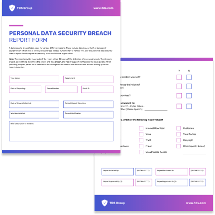 Data security template