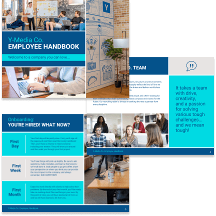 Employee handbook template