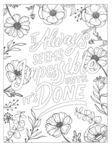 Inspirational quote designs for your ecommerce coloring books