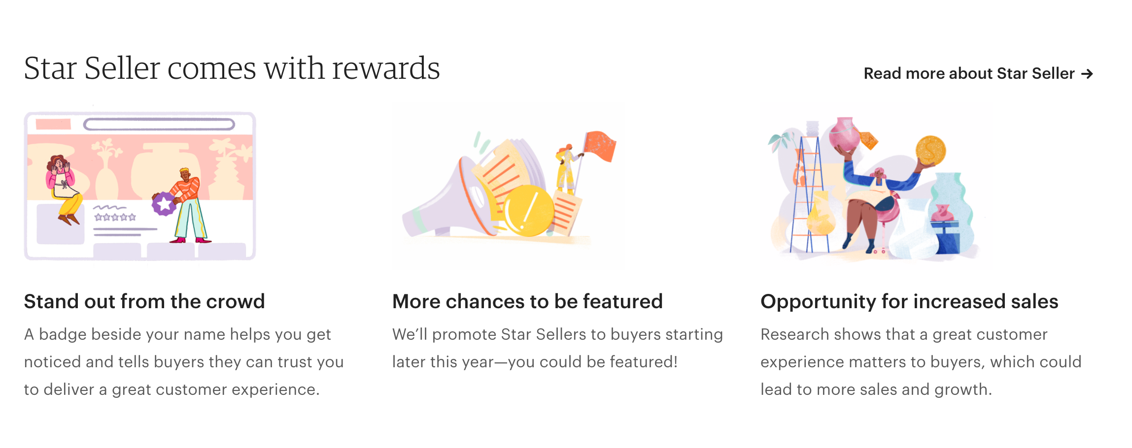 Here is everything you need to know about the Etsy Star Seller Program and the Etsy Star Seller badge and how you can get it