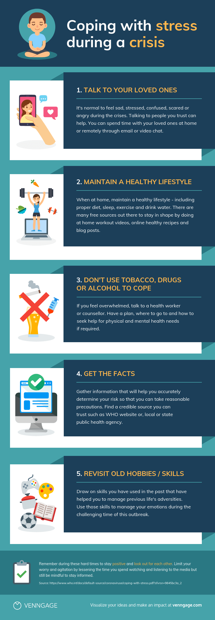 Stress Infographic Template