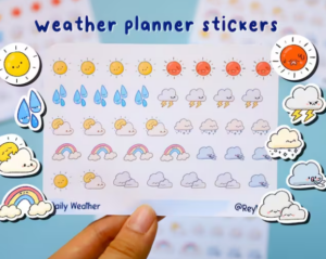 weather stickers